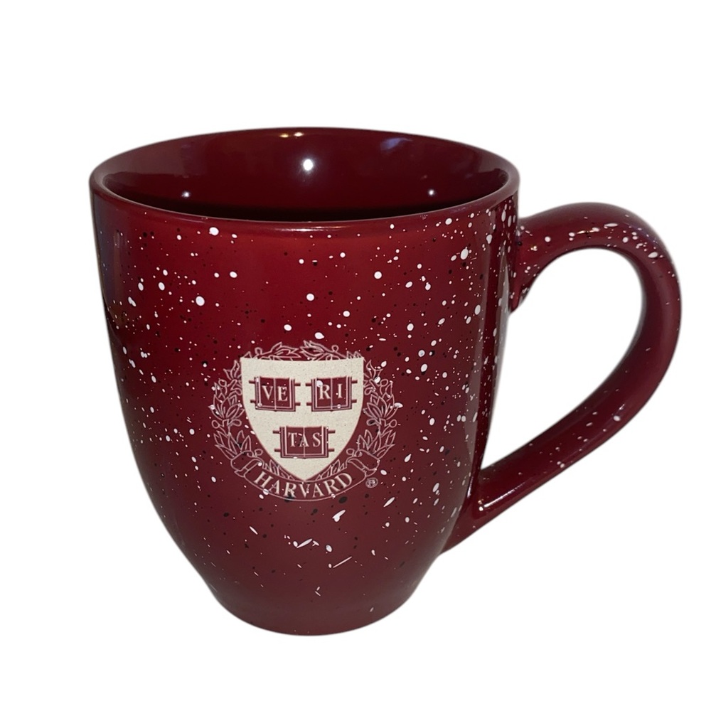 Harvard Crest Speckled Mug